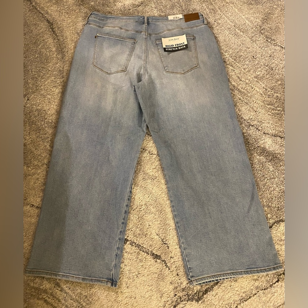 Judy Blue High Waist Rigid Front Baggy Jeans Size 22W NWT - Picture 7 of 7
